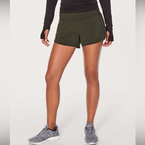 lululemon athletica Pants - Lululemon Olive Green Women's Athletic Shorts